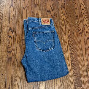 Levi's Men's 550 Relaxed Fit Blue Jeans Size 38/30